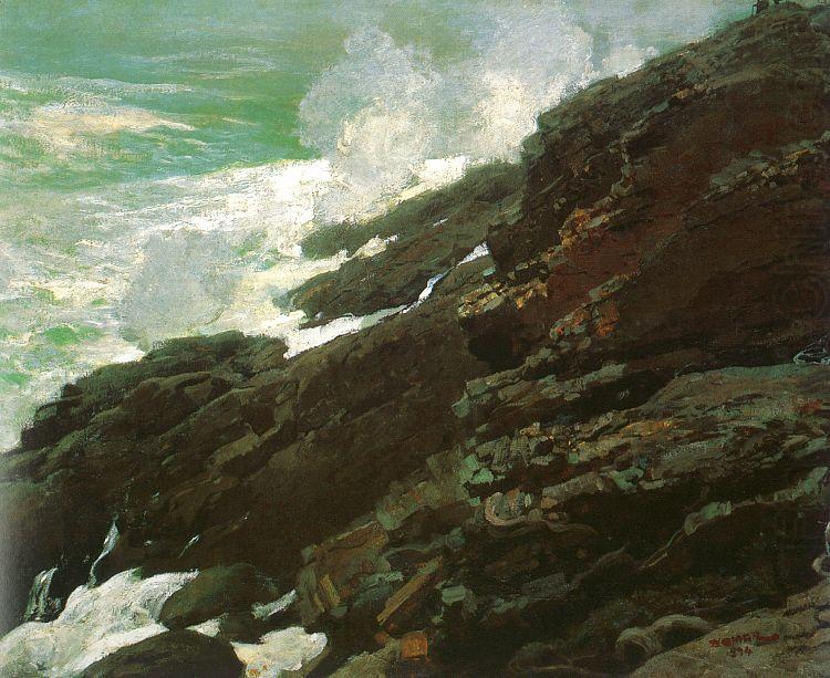 Winslow Homer High Cliff, Coast of Maine china oil painting image